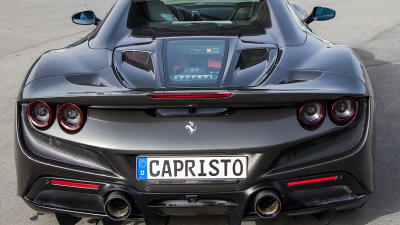 Photo of Capristo Carbon Engine Cover for the Ferrari F8 Tributo/Spider - Image 2